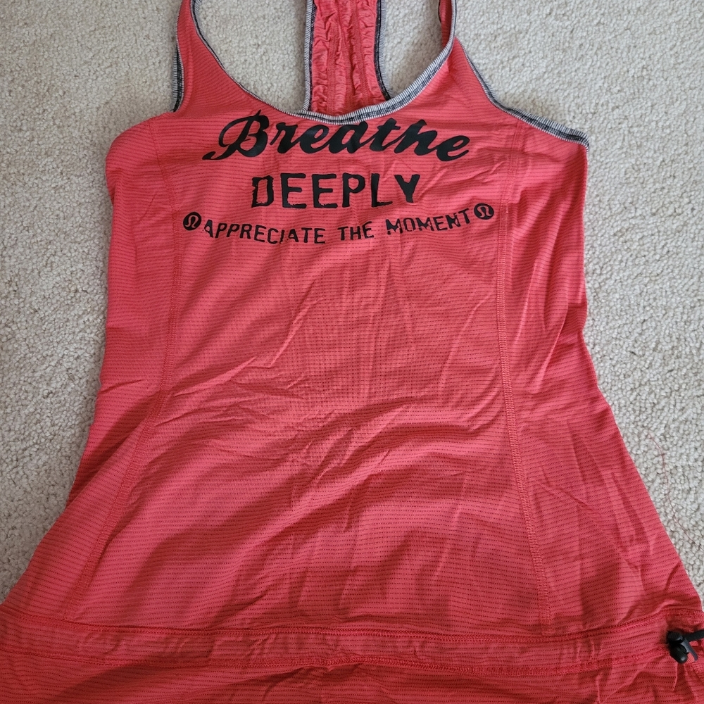 Lululemon rare tank top size 4